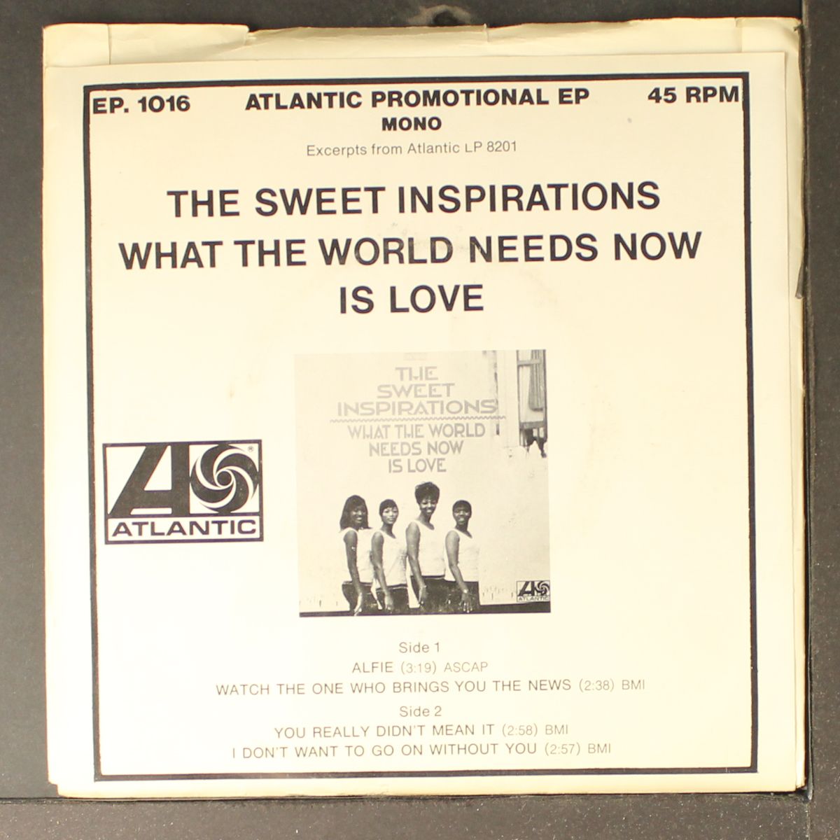 what the world needs now excerpts by SWEET INSPIRATIONS
