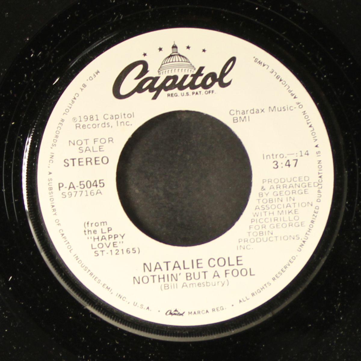 nothin' but a fool / same by NATALIE COLE