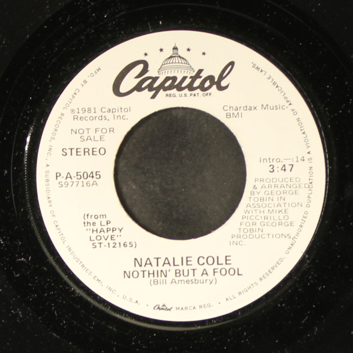 nothin' but a fool / same by NATALIE COLE