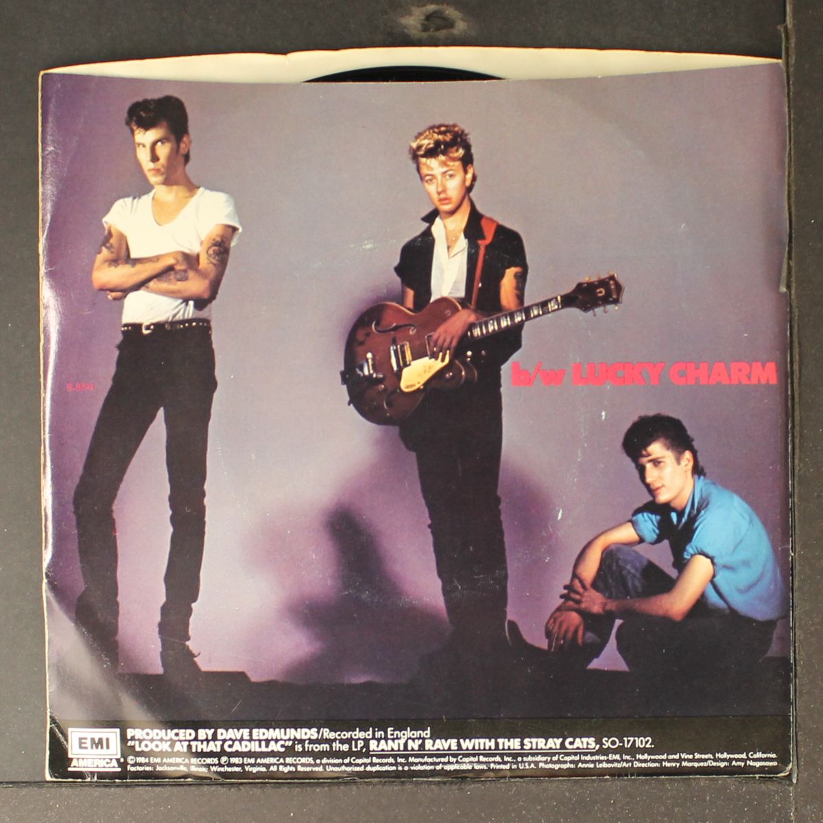 look at that cadillac / lucky charm by STRAY CATS
