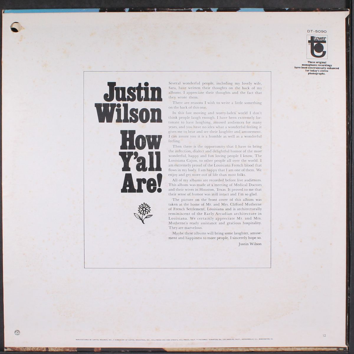 how y'all are! by JUSTIN WILSON