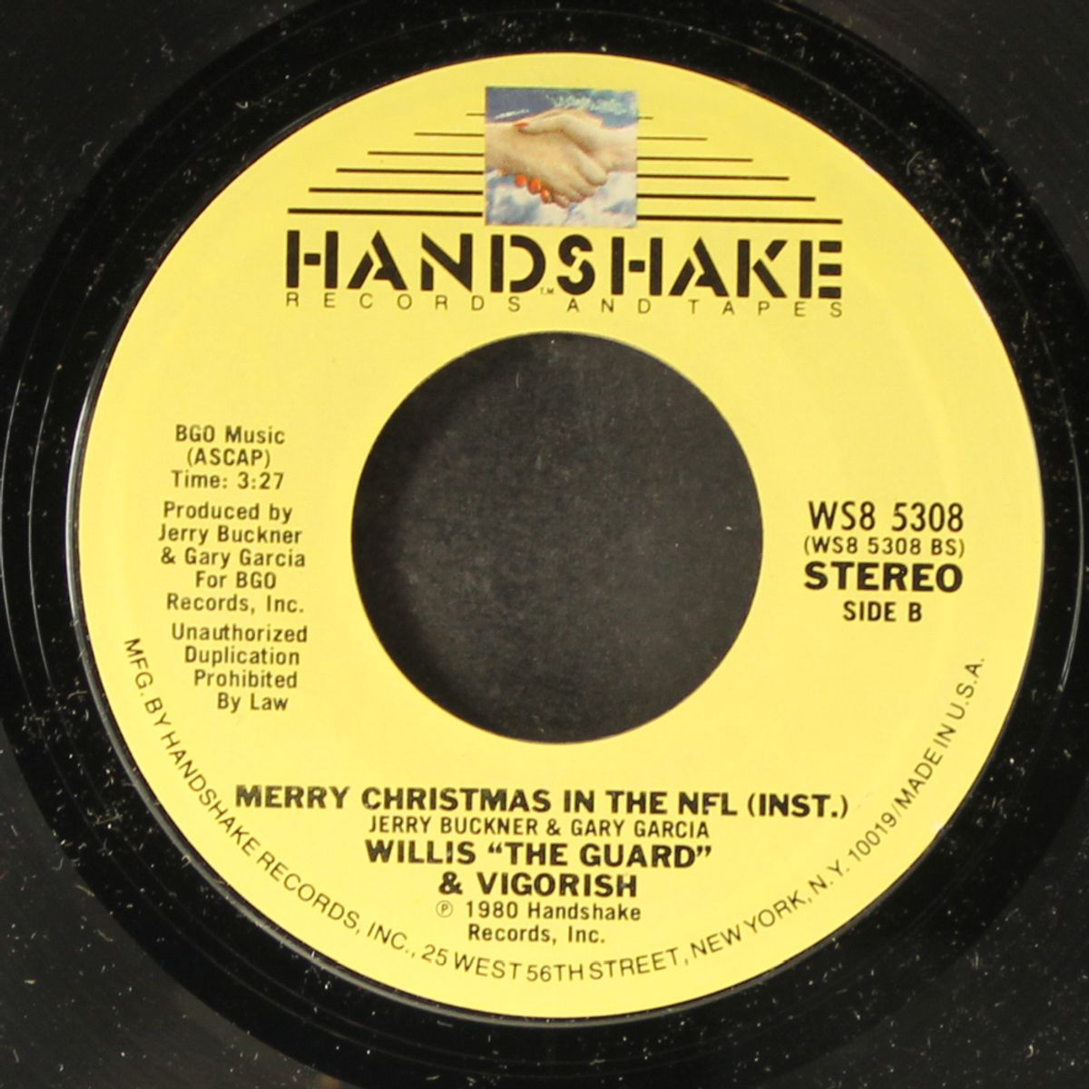 merry christmas in the nfl / instrumental by WILLIS "THE GUARD" VIGORISH