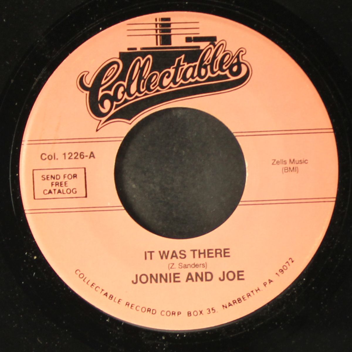 it was there / there goes my heart by JOHNNIE & JOE