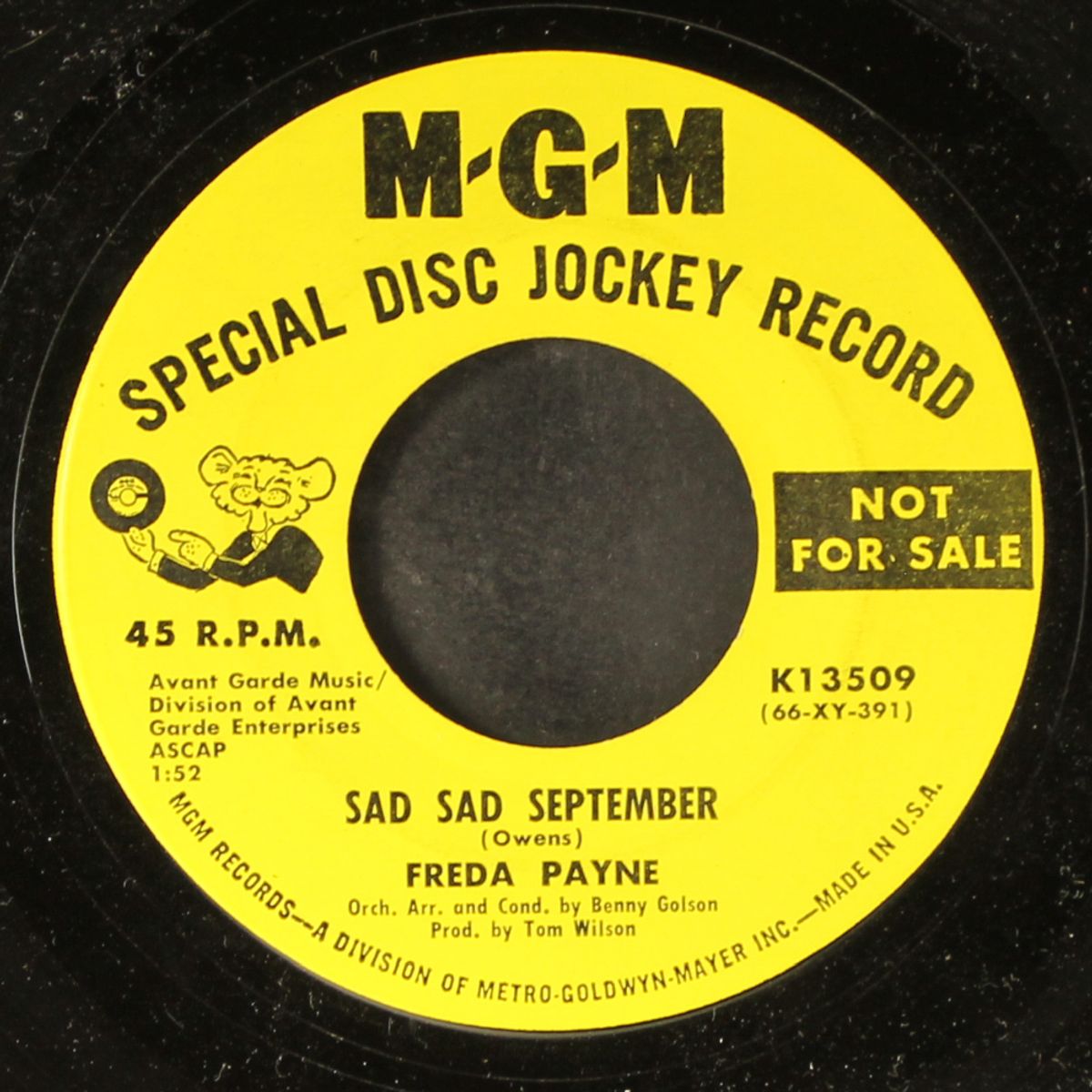 sad sad september / you've lost that lovin' feelin' by FREDA PAYNE