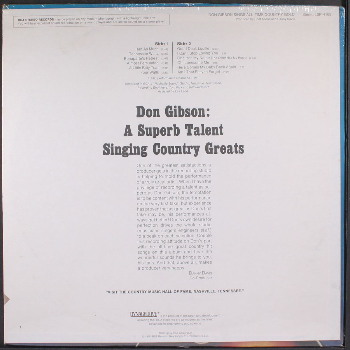 all-time country gold by DON GIBSON