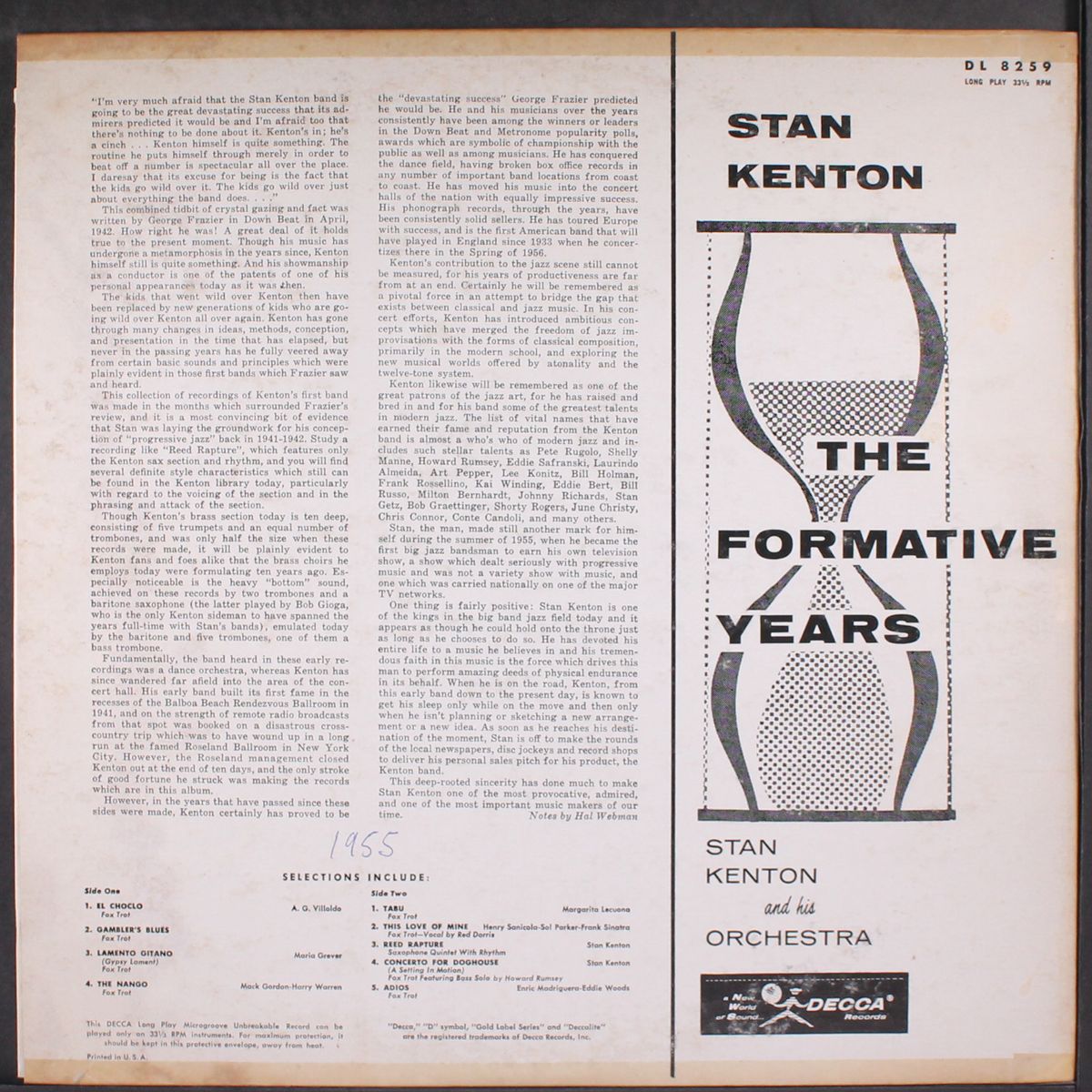 the formative years by STAN KENTON
