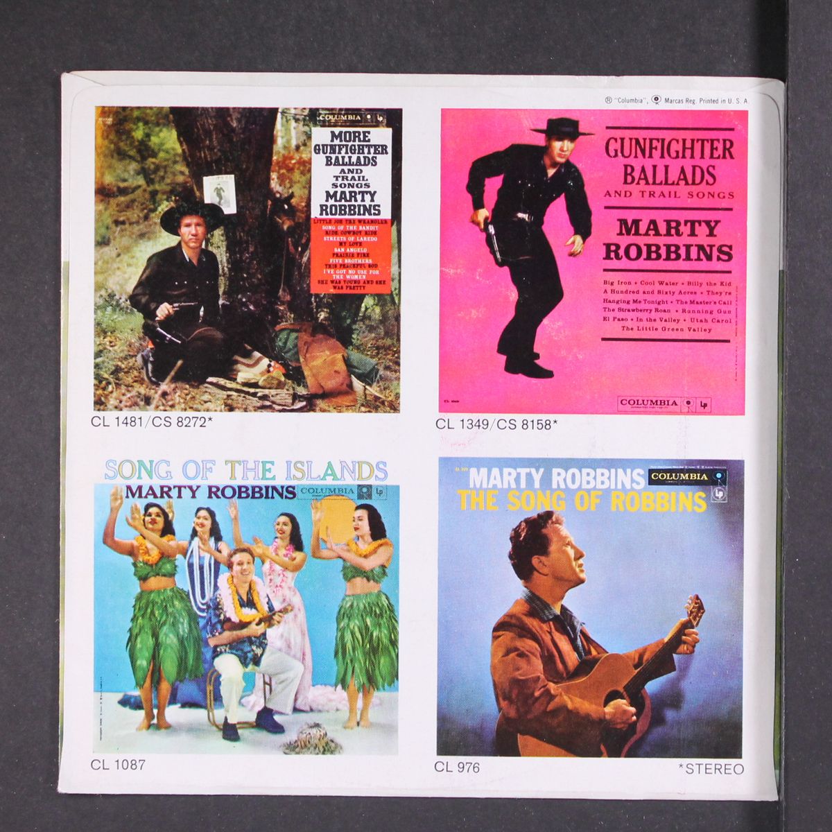 it's your world / you told me so by MARTY ROBBINS