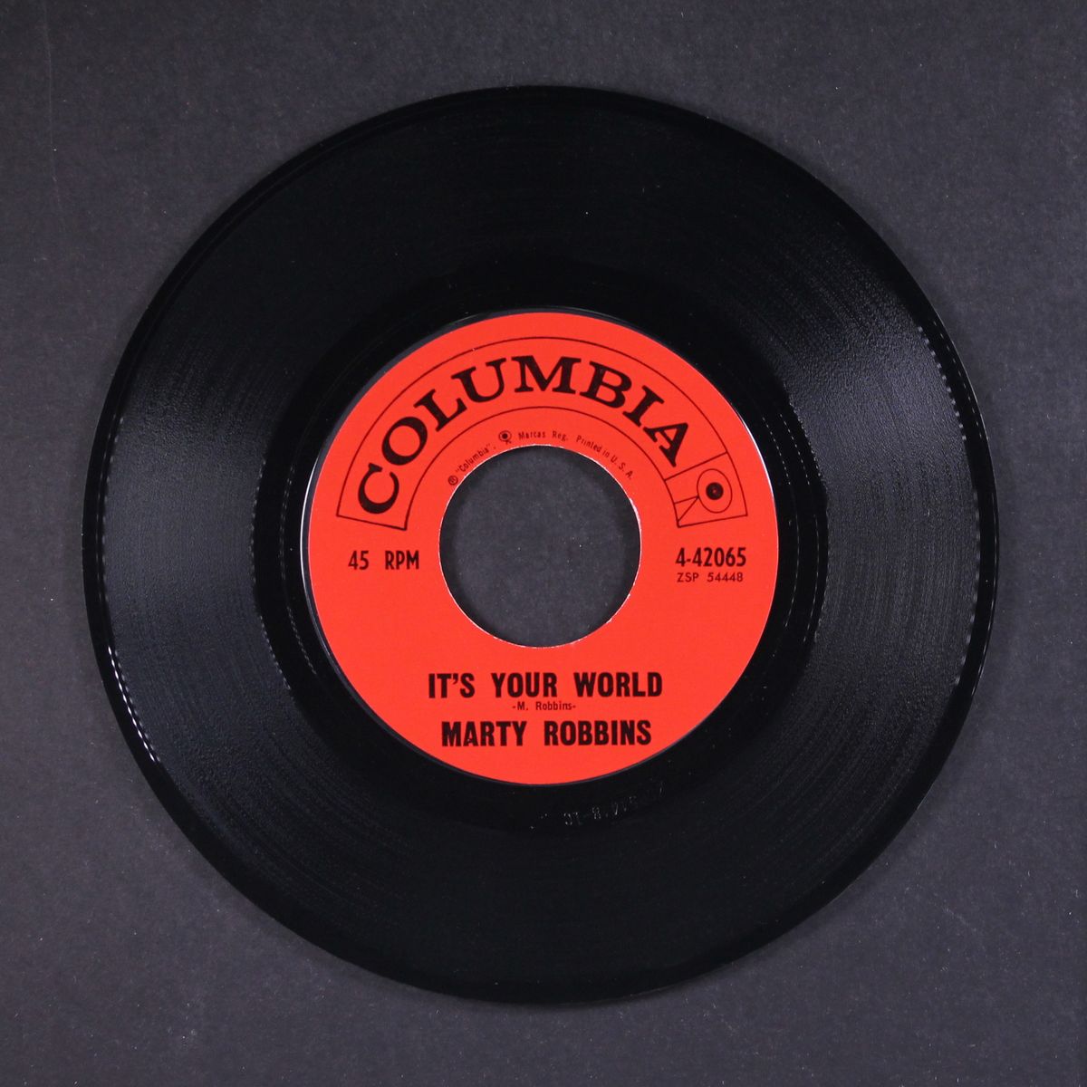 it's your world / you told me so by MARTY ROBBINS