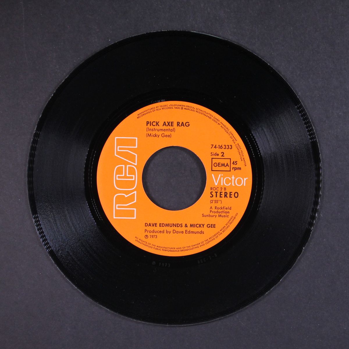 born to be with you / pick axe rag by DAVE EDMUNDS