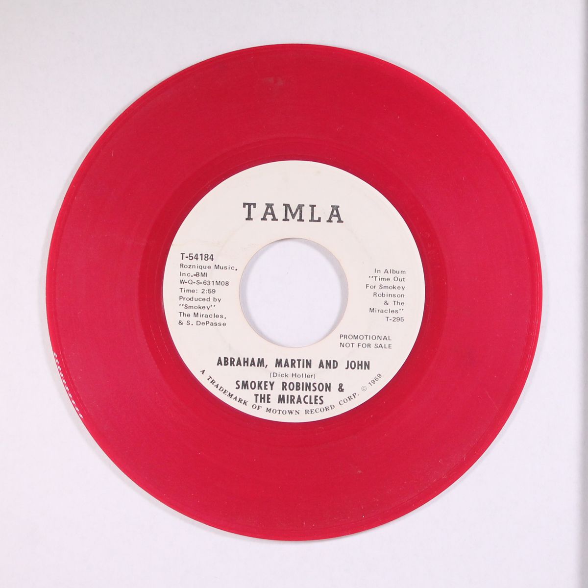 abraham, martin and john by SMOKEY ROBINSON & MIRACLES
