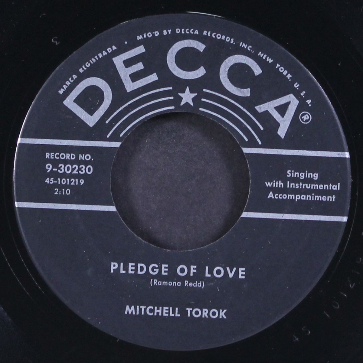 pledge of love / what's behind that strange door by MITCHELL TOROK