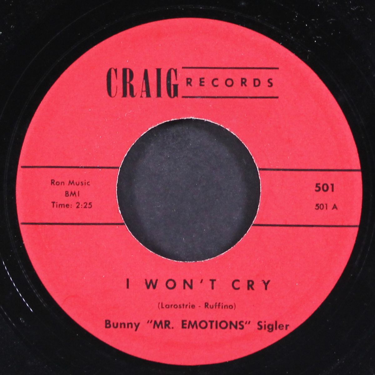 i won't cry / come on home by BUNNY SIGLER