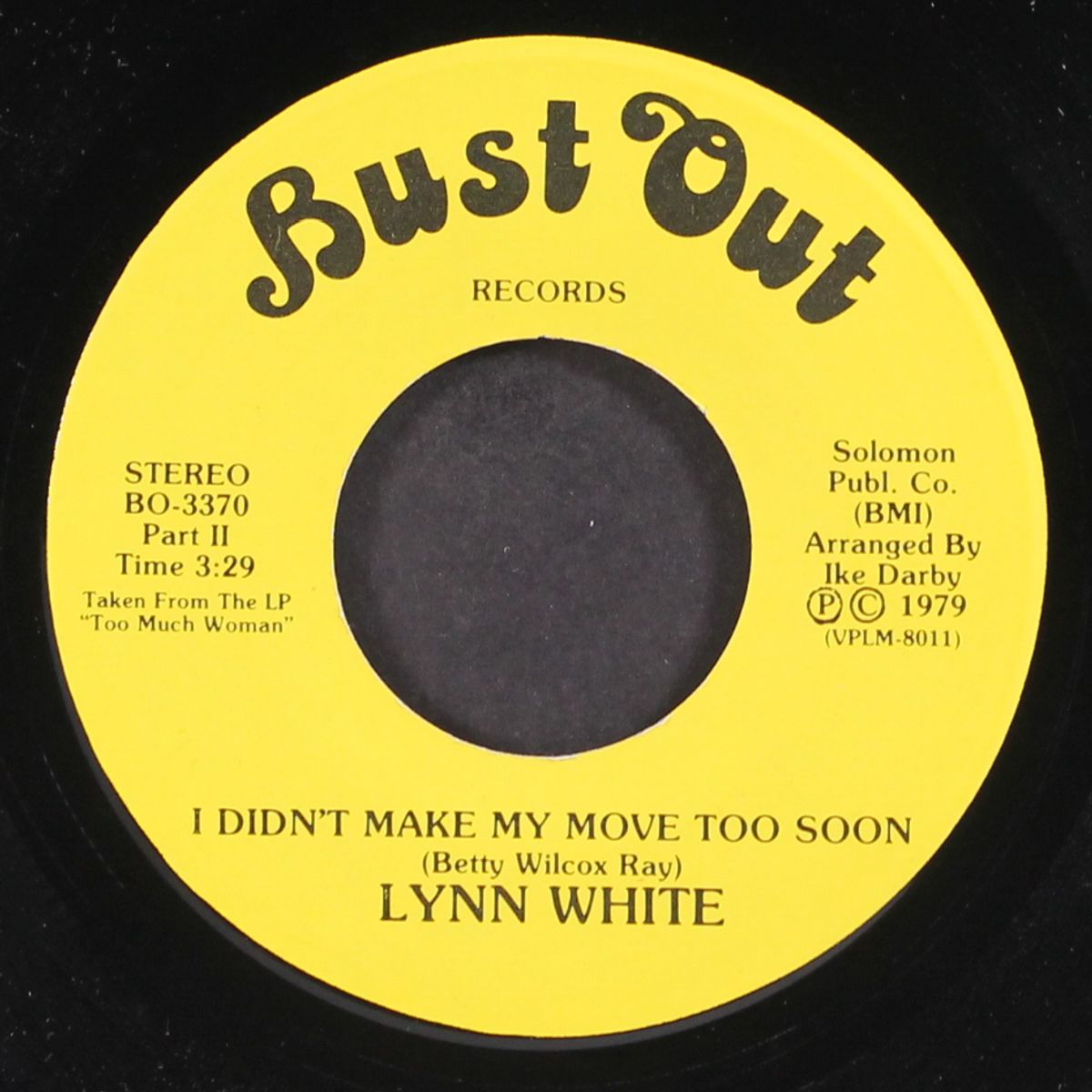 i didn't make my move too soon / part 2 by LYNN WHITE
