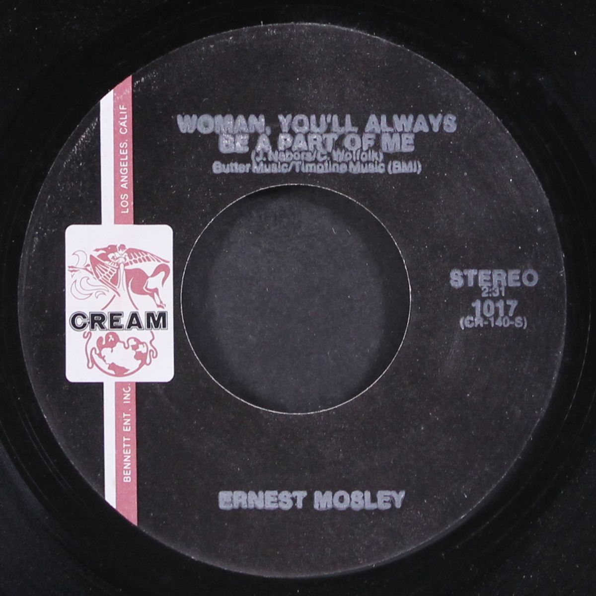 honey, you are my sunshine / woman, you'll always be a part of me by ERNEST MOSLEY