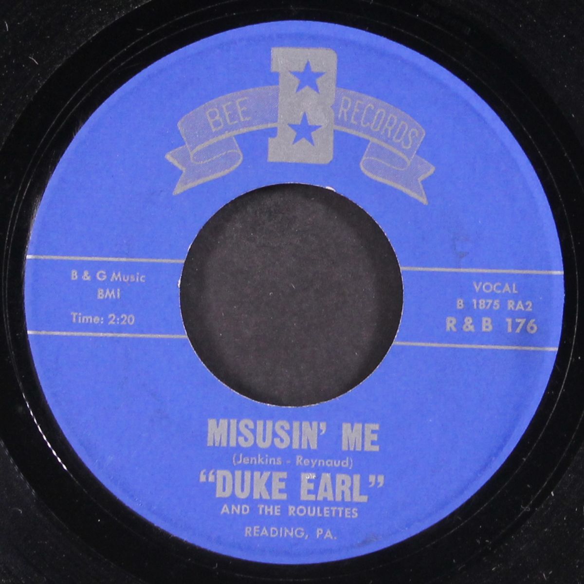 misusin' me / oh-boy by EARL "DUKE" JENKINS