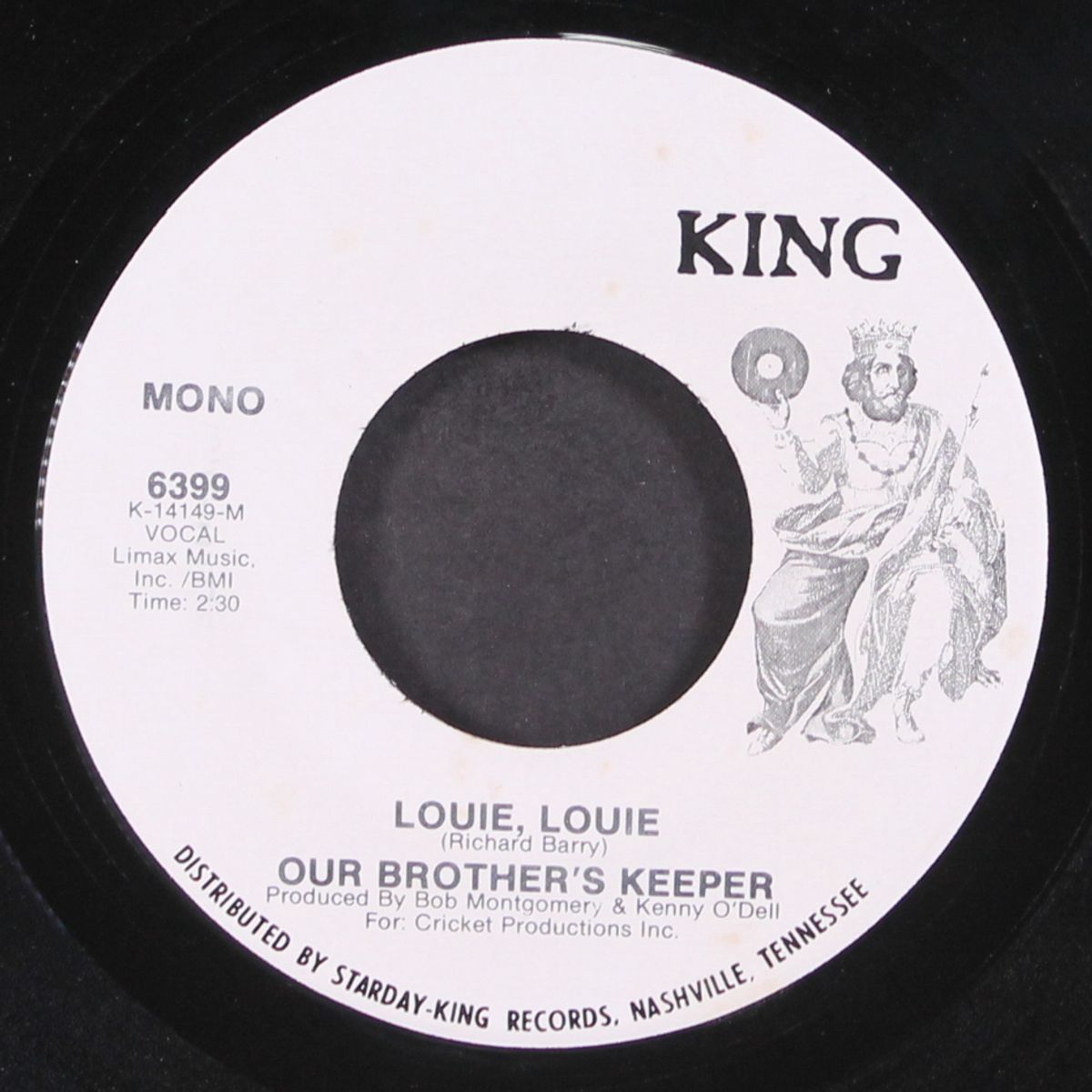 louie, louie / mono by OUR BROTHER'S KEEPER