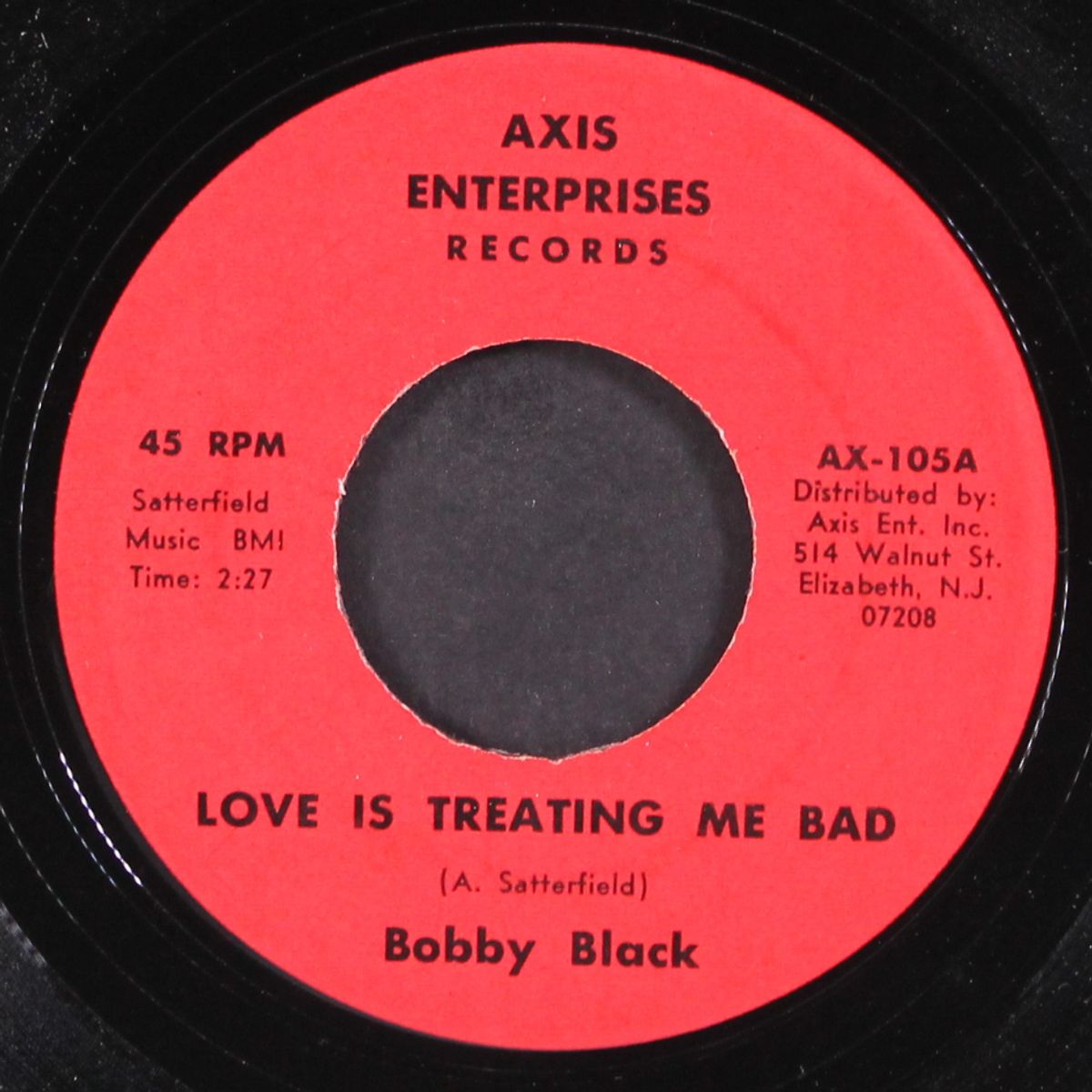 love is treating me bad / you crushed it by BOBBY BLACK