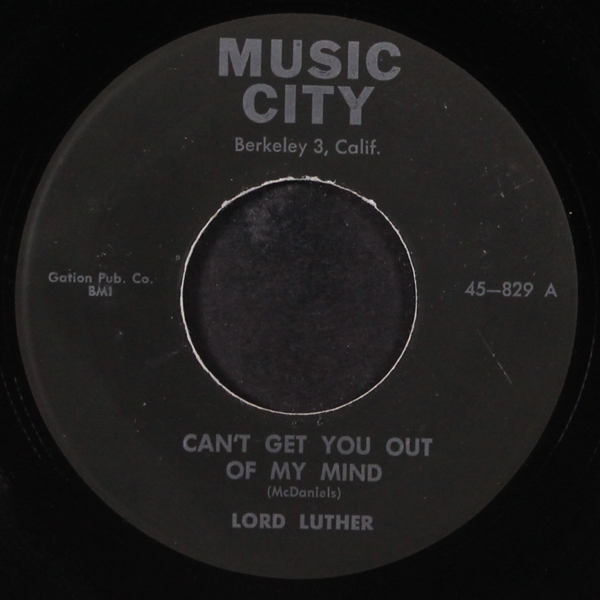 can't get you out of my mind / what will the outcome be by LORD LUTHER / AL LEWIS