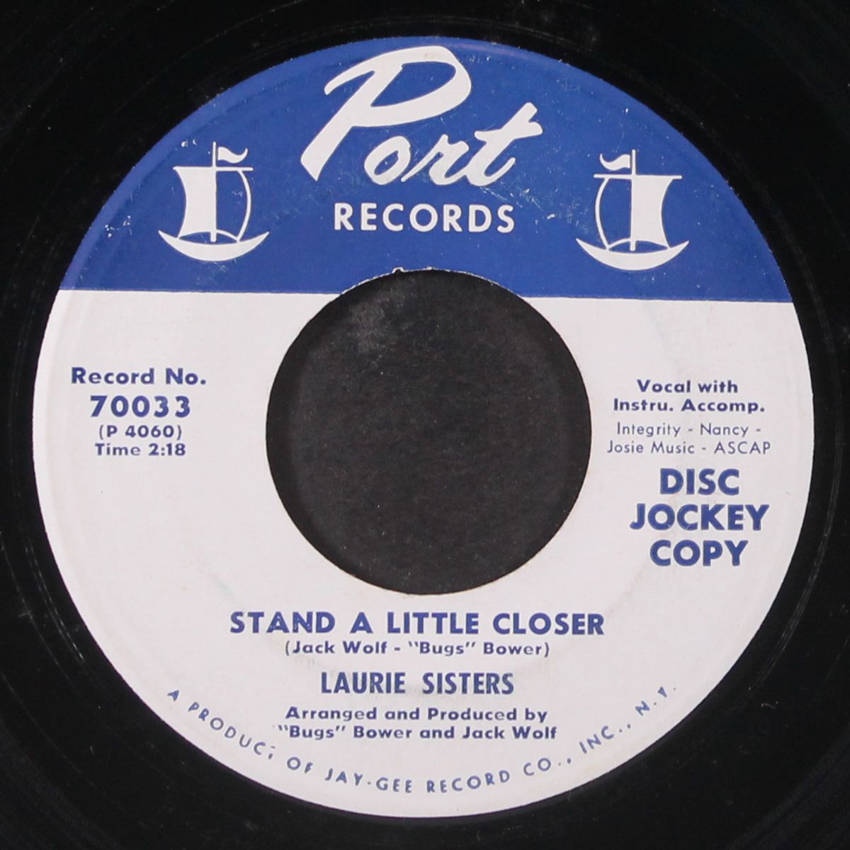 stand a little closer / something old - something new by LAURIE SISTERS
