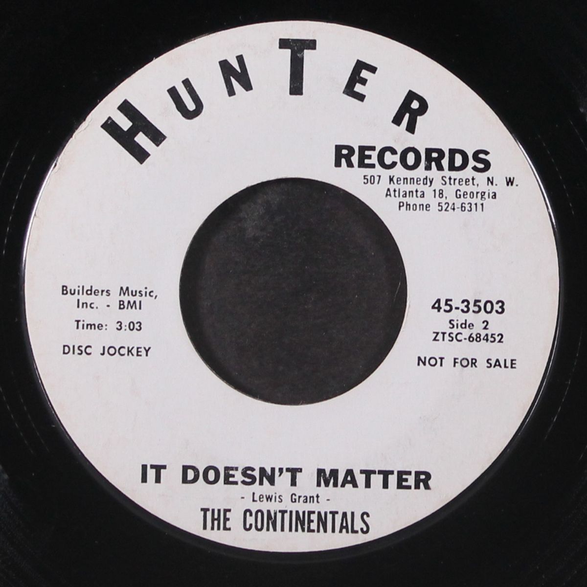 whisper it / it doesn't matter by CONTINENTALS