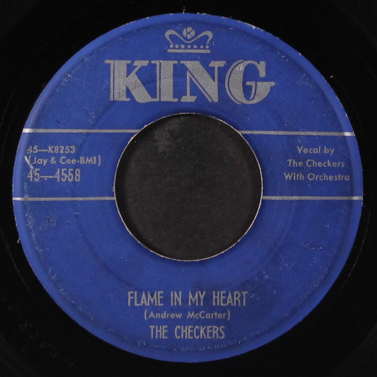 flame in my heart / oh, oh, oh baby by CHECKERS