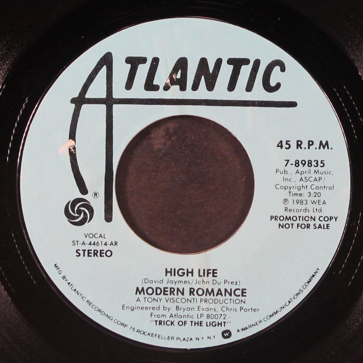 high life by MODERN ROMANCE