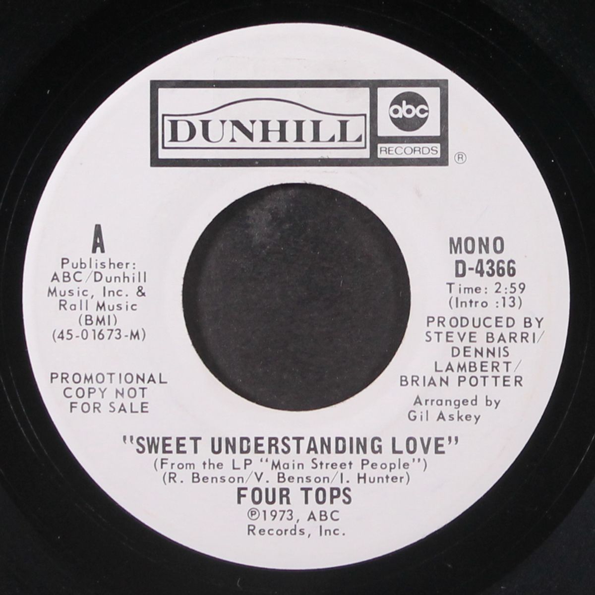 sweet understanding love by FOUR TOPS