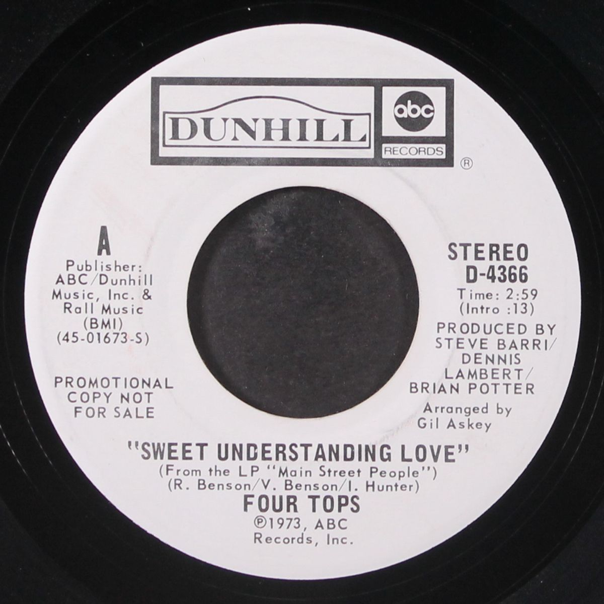 sweet understanding love by FOUR TOPS