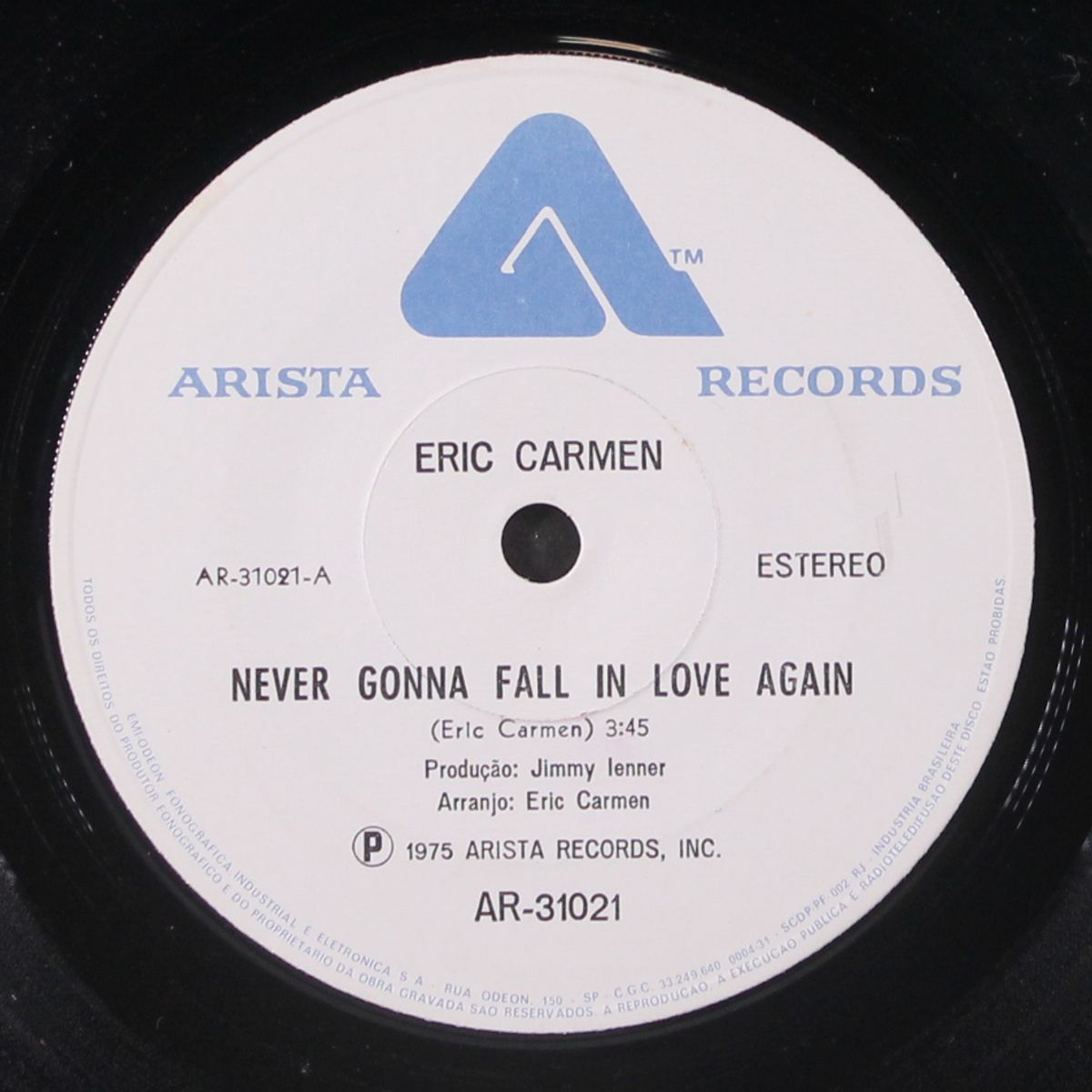 never gonna fall in love again by ERIC CARMEN