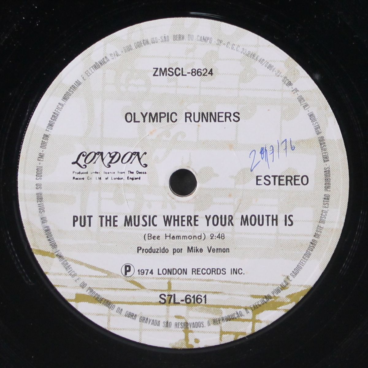 put the music where your mouth is by OLYMPIC RUNNERS