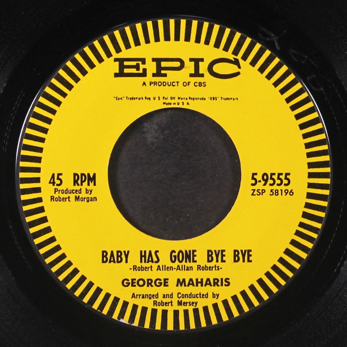 baby has gone bye bye by GEORGE MAHARIS