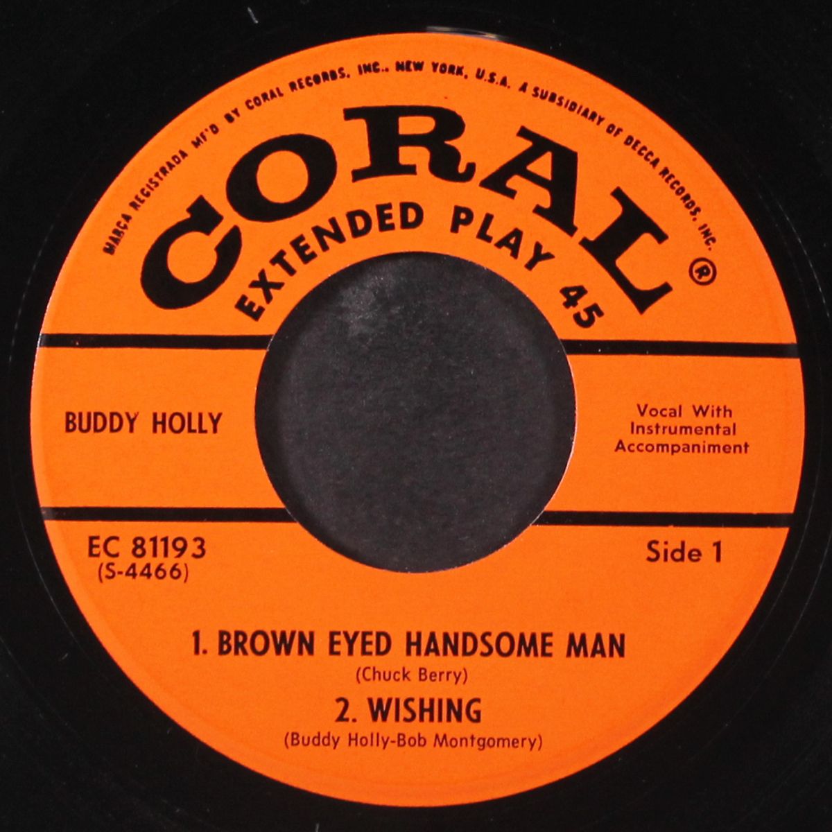 brown eyed handsome man by BUDDY HOLLY