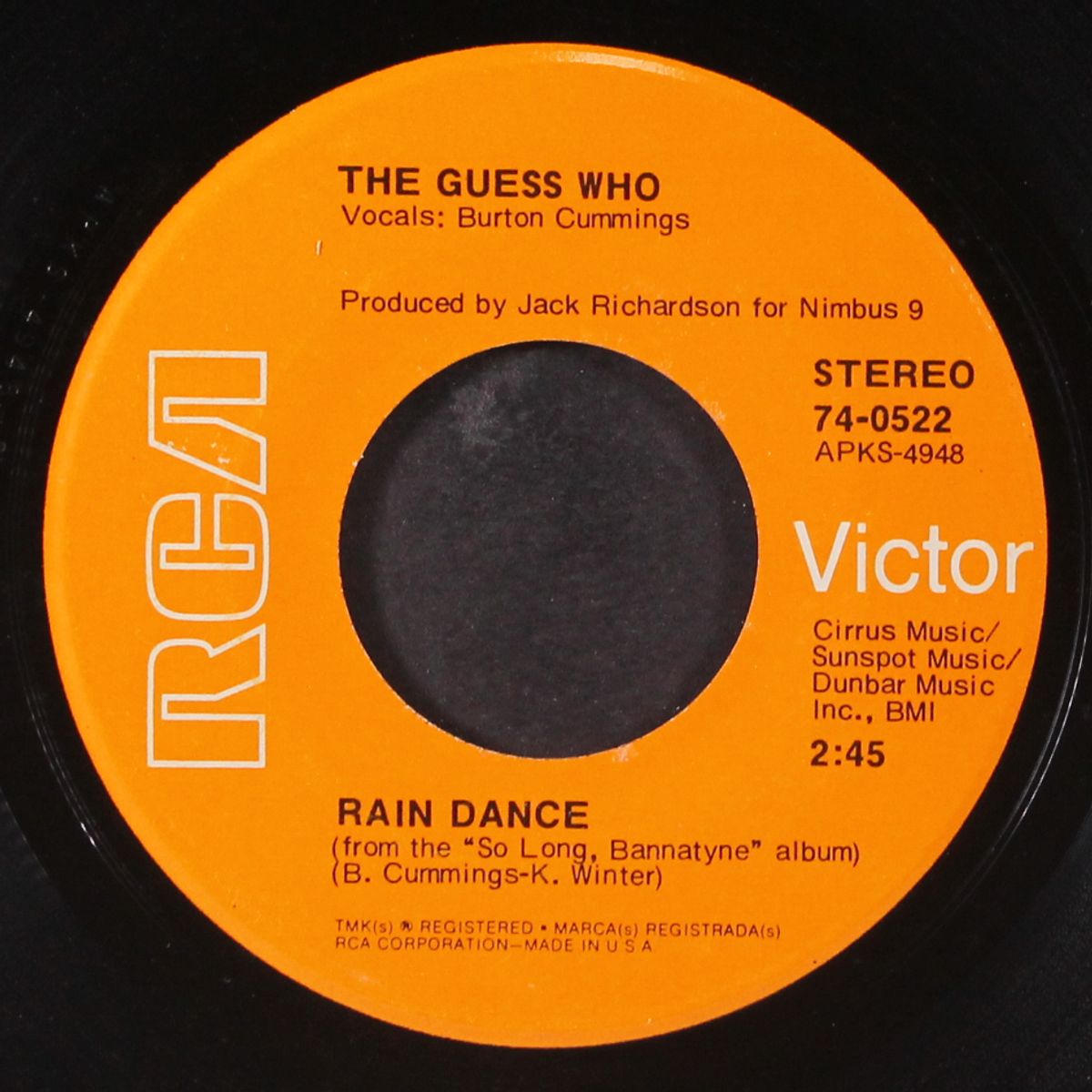 rain dance / one divided by GUESS WHO