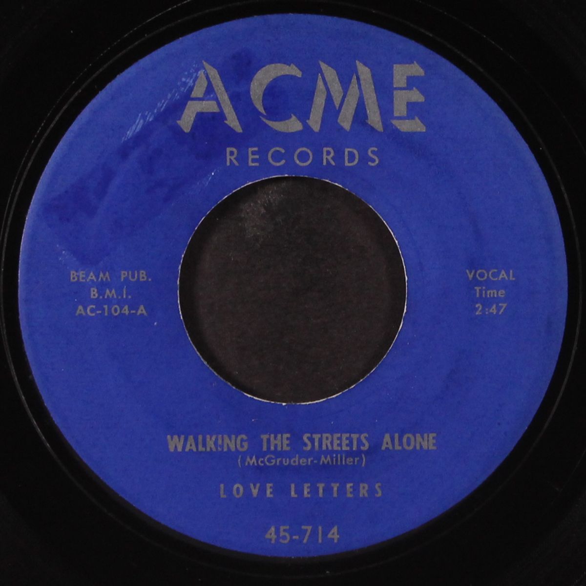 walking the streets alone / owee, nellie by LOVE LETTERS