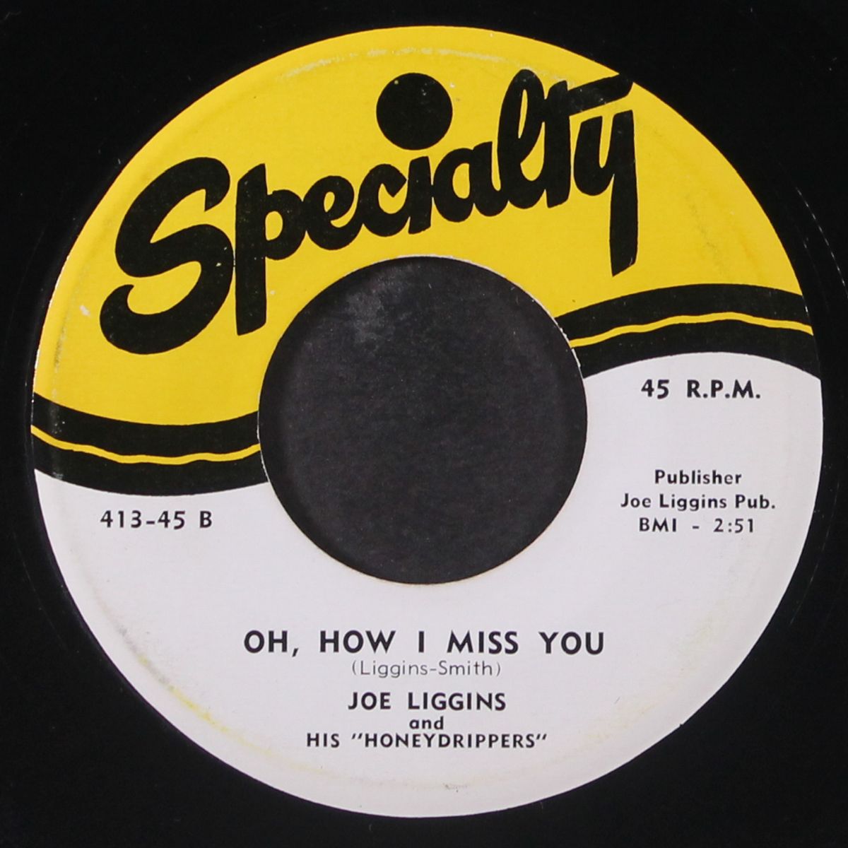 so alone / oh, how i miss you by JOE LIGGINS
