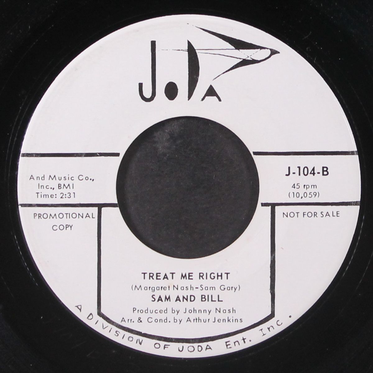 treat me right / fly me to the moon by SAM & BILL