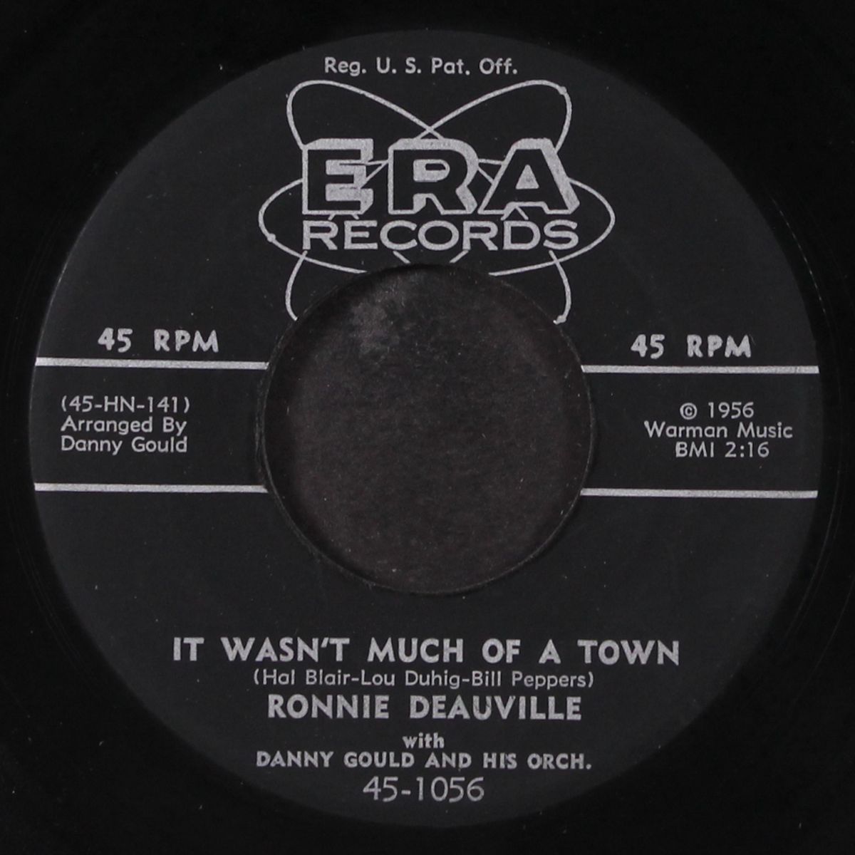 it wasn't much of a town / laura by RONNIE DEAUVILLE