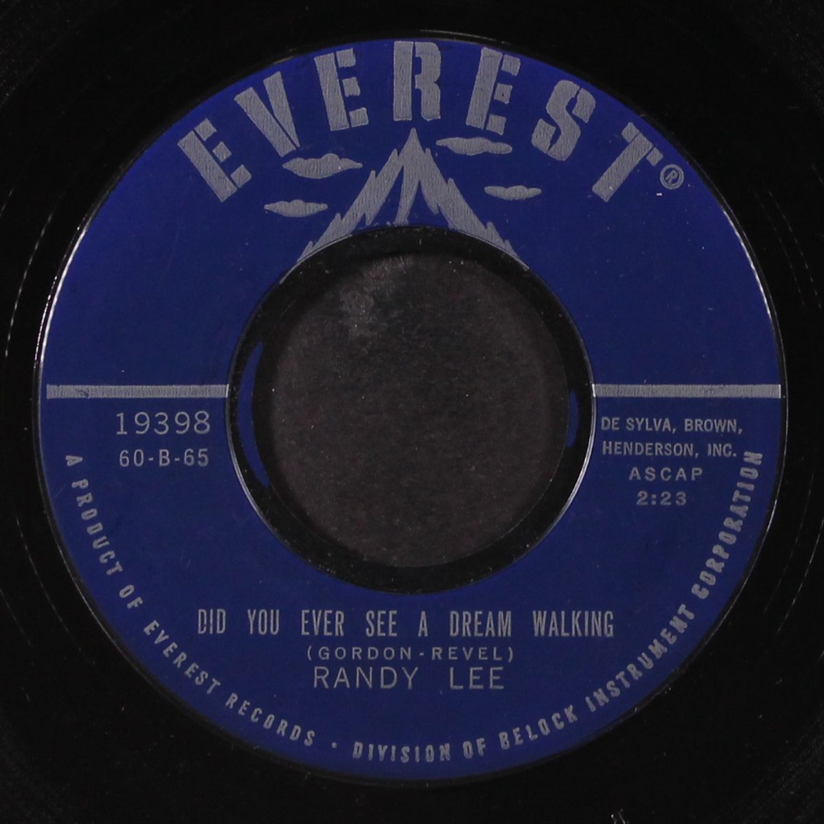 baby, where you are / did you ever see a dream walking by RANDY LEE