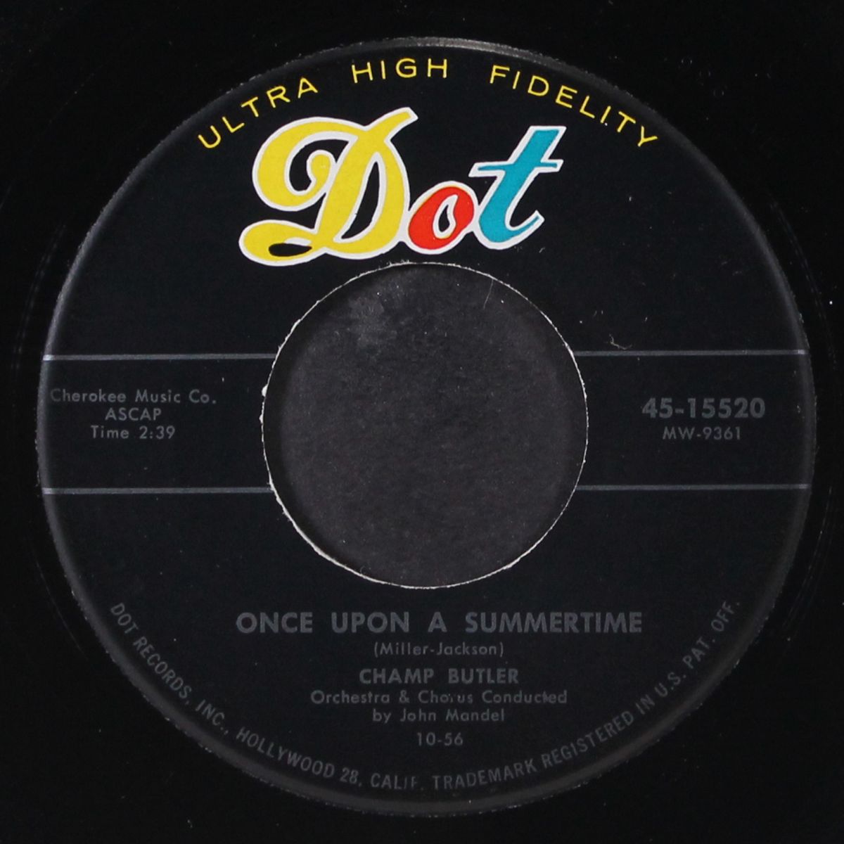 once upon a summertime / let there be peace on earth by CHAMP BUTLER