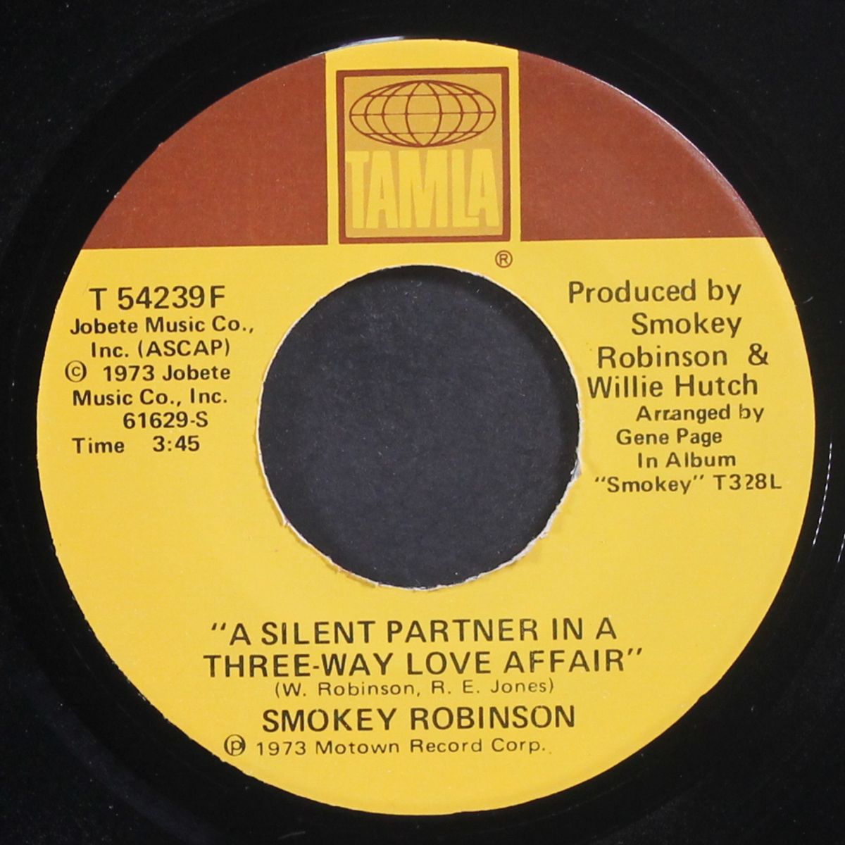 baby come close / a silent partner in a three-way love affair by SMOKEY ROBINSON