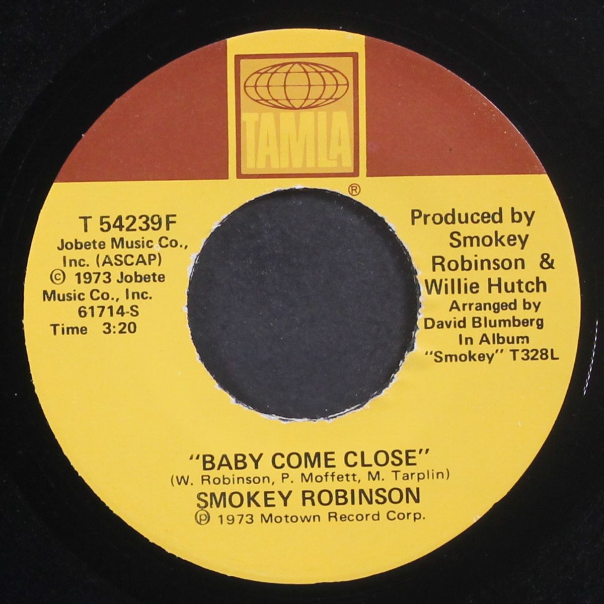 baby come close / a silent partner in a three-way love affair by SMOKEY ROBINSON