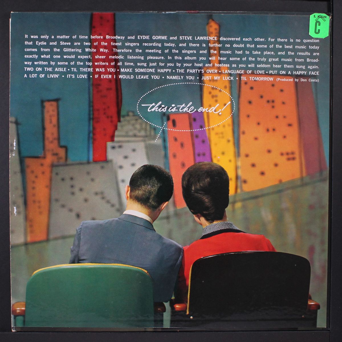 two on the aisle by STEVE LAWRENCE & EYDIE GORME