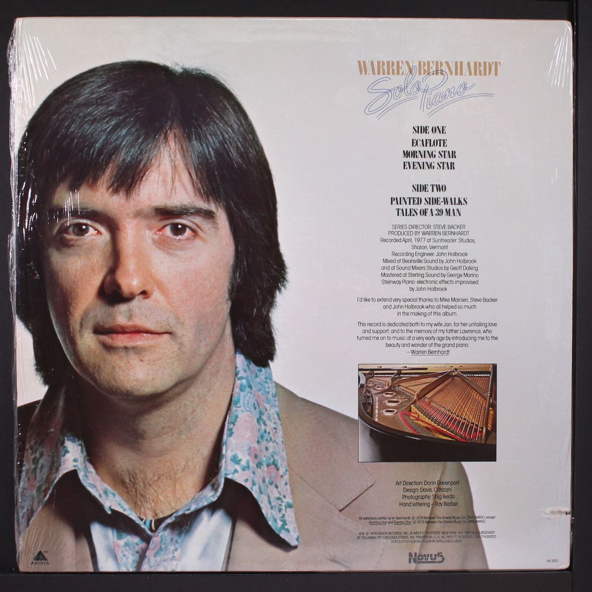 solo piano by WARREN BERNHARDT