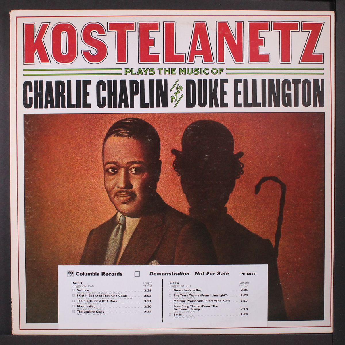 plays the music of charlie chaplin & duke ellington by ANDRE KOSTELANETZ