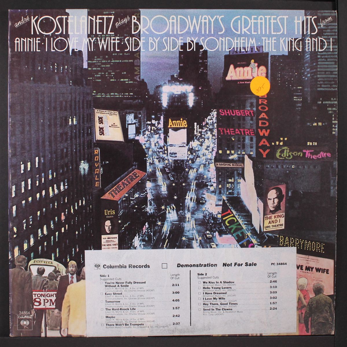 broadway's greatest hits by ANDRE KOSTELANETZ