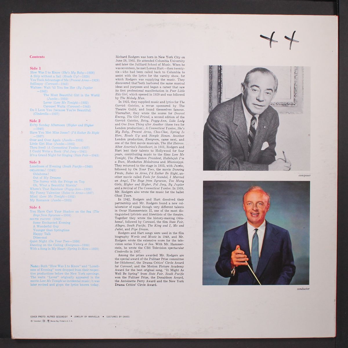 the columbia album of richard rodgers by ANDRE KOSTELANETZ