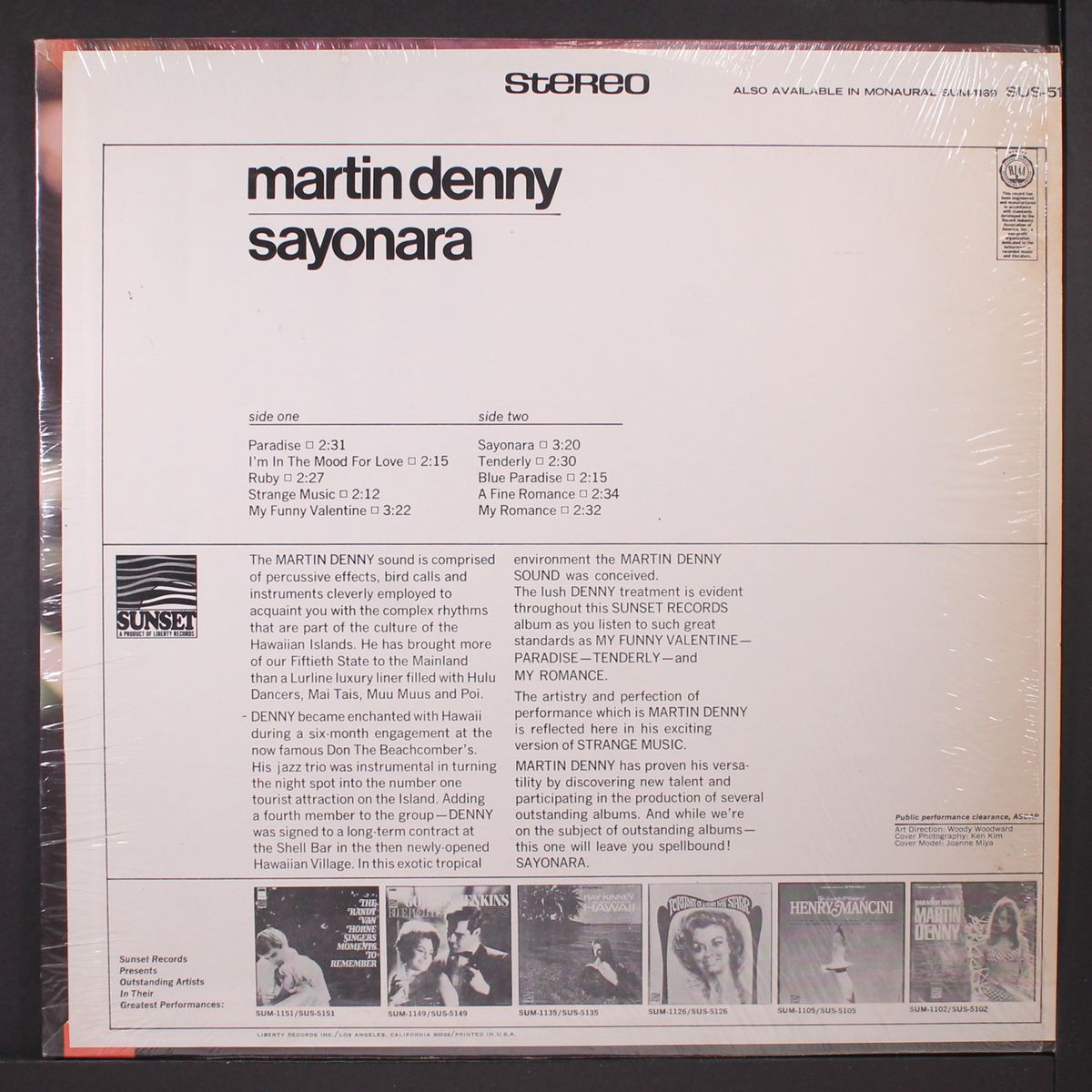 sayonara by MARTIN DENNY