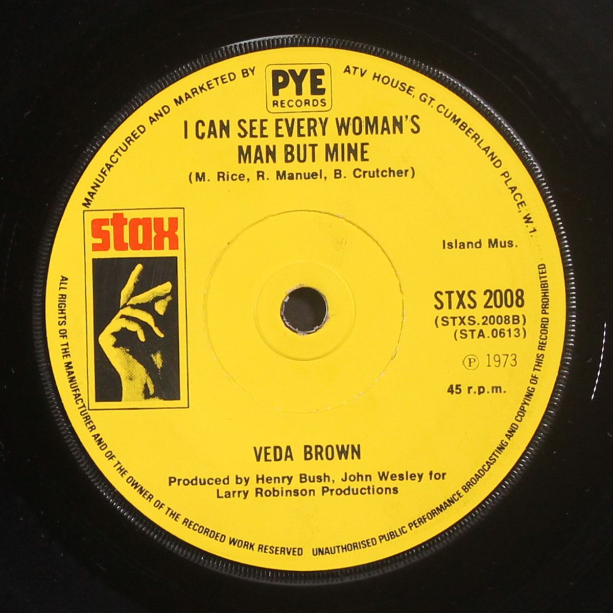 short stopping / i can see every woman's man but mine by VEDA BROWN