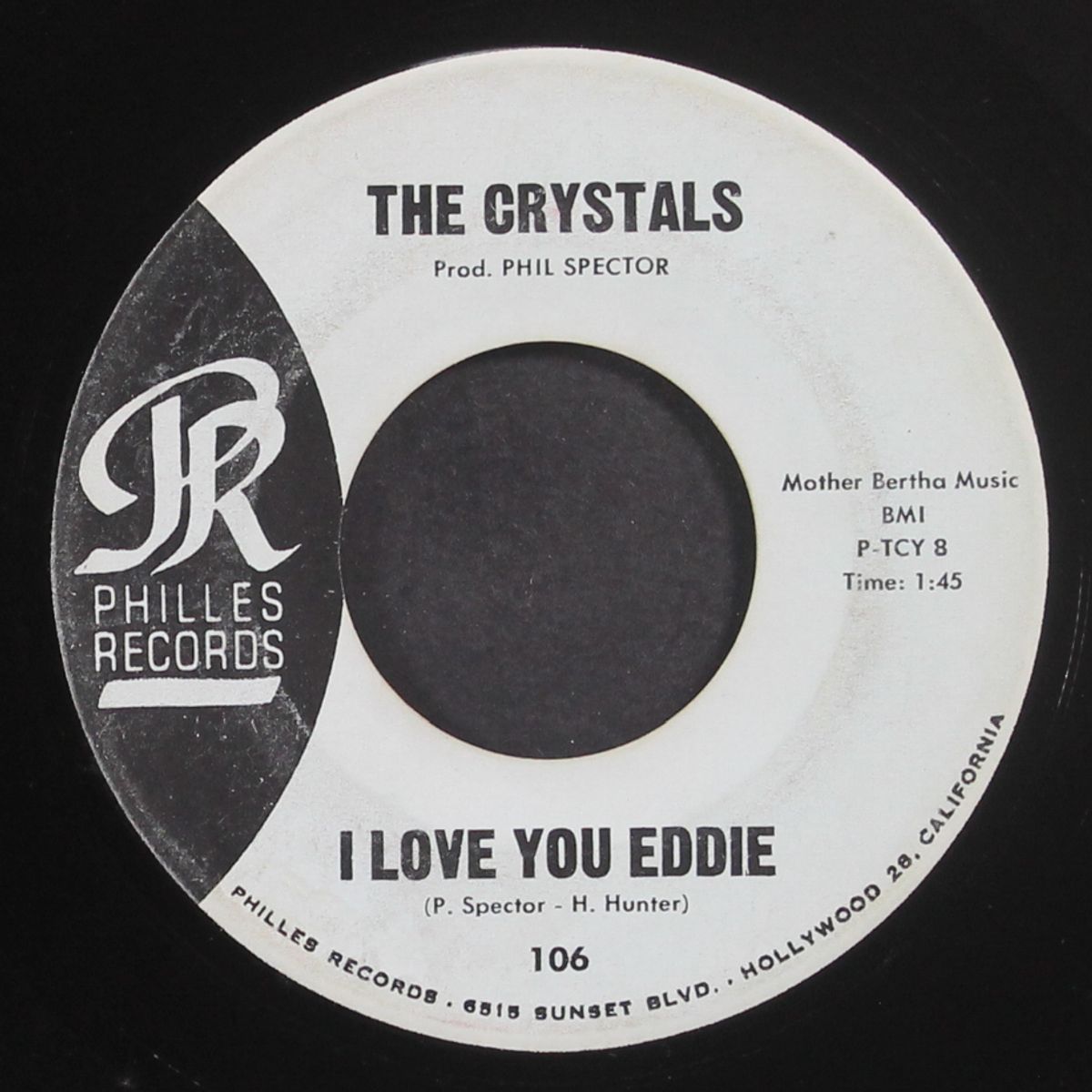 he's a rebel / i love you eddie by CRYSTALS