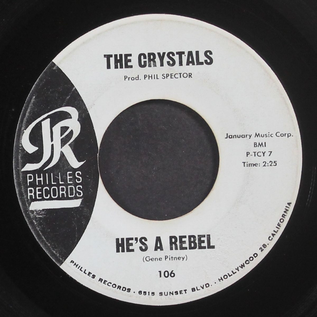 he's a rebel / i love you eddie by CRYSTALS